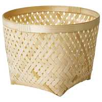 Ikea SALUDING osłonka nowa doniczka Kosz rattan bambus, 30 cm