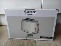 Nowy toster opiekacz Smukee retro vintage kremowy ecru