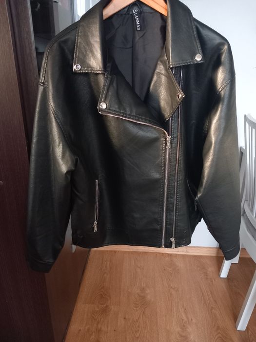 Czarna damska ramoneska r.42/44