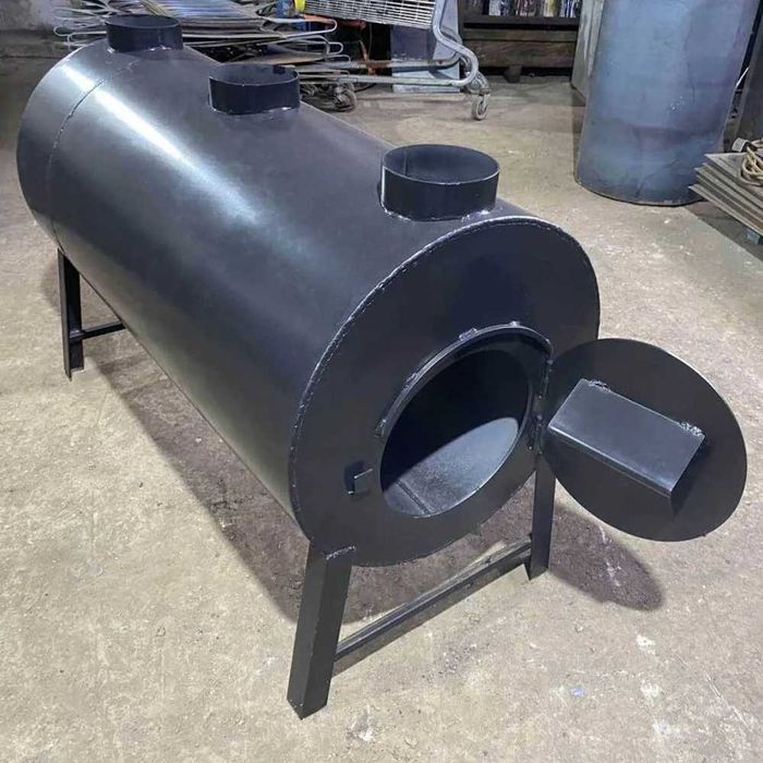 ТОП!! Булерьян для цеху, виробництва, буржуйка для боксу, СТО, піч