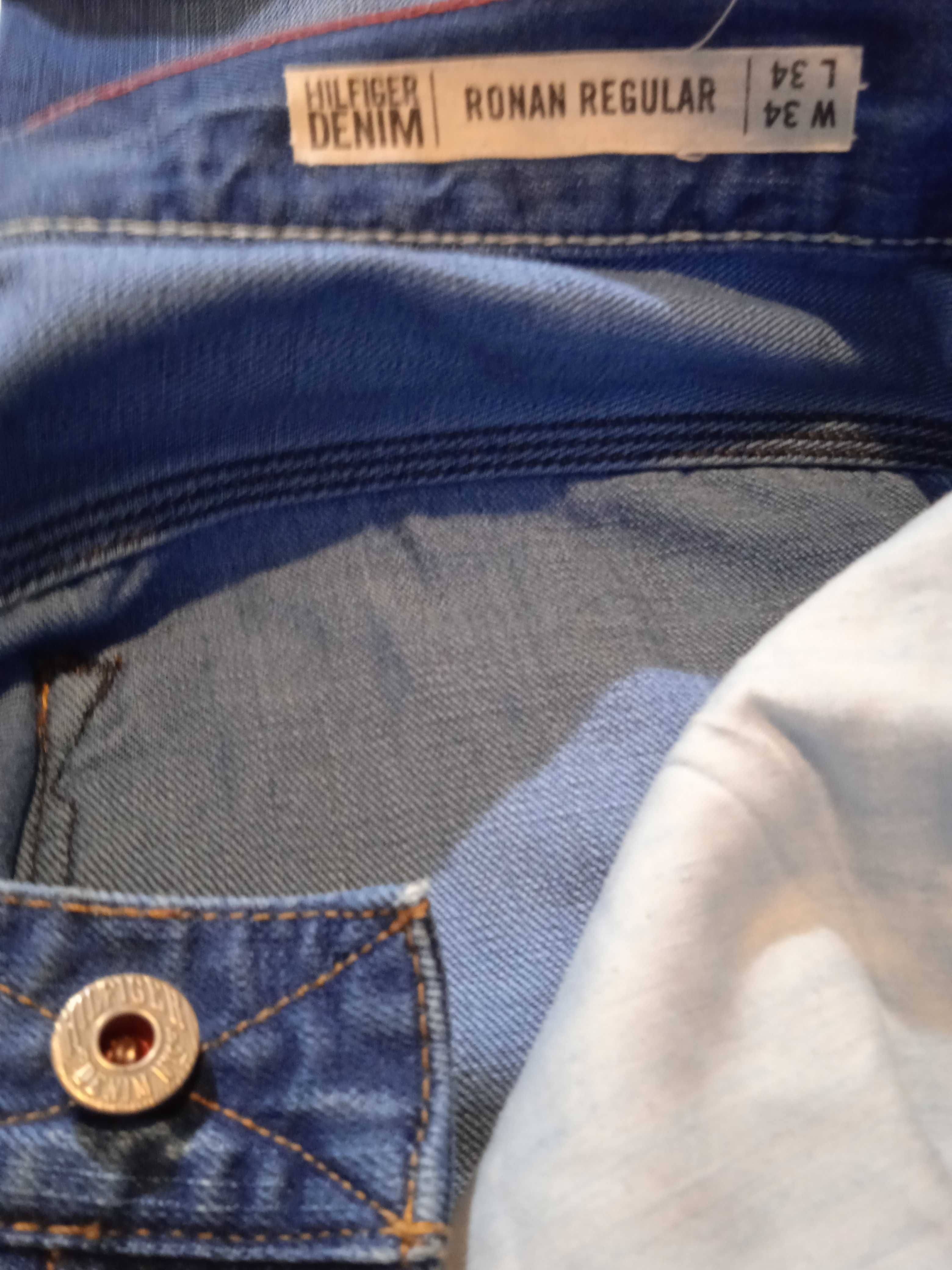 Hilfiger Tommy Jeans Ronan spodnie jeansy W34 L34 Super Cena! Zwrot!