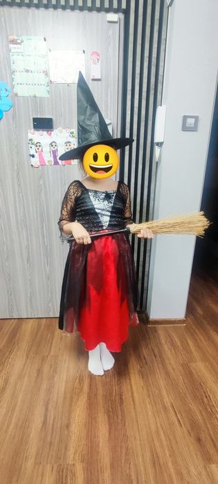 Strój czarownicy halloween/karnawał