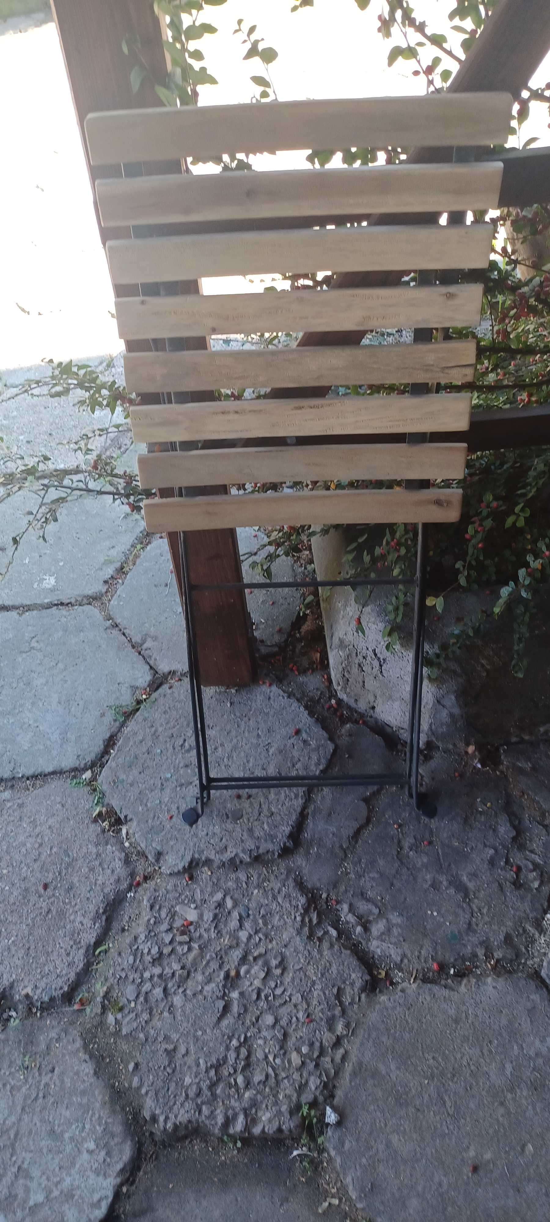 meble ogrodowe stol + 4 krzesla