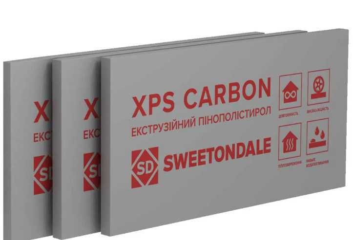Пенополистерол экструдированный XPS Карбон Проф 50мм, 100мм