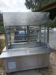 Vitrine refrigerada em inox,