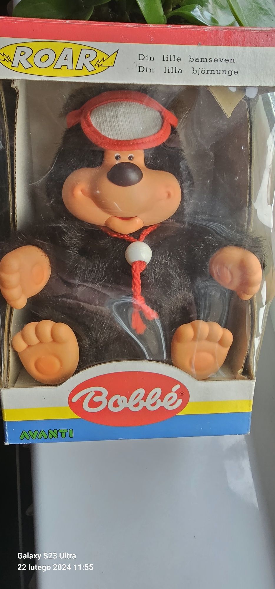 BOBBE Jedyna maskotka z dźwiękiem  oryginal Japonia 1989r
