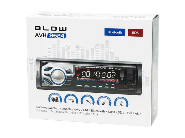 Radio   Samochodowe BLOW AVH-8624 MP3/USB/SD/MMC/BT