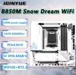 JGINYUE B850M Snow dream Wi-Fi AM5 (Zen 4-Zen 6) КРУТА новинка!