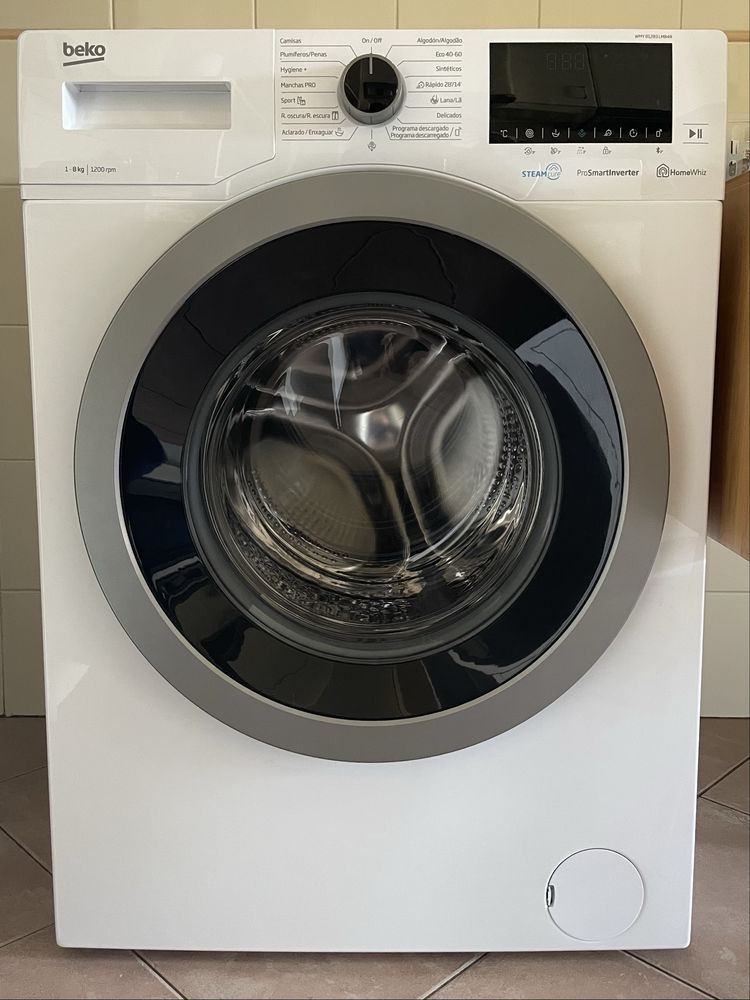 Máquina de lavar Beko 8kg