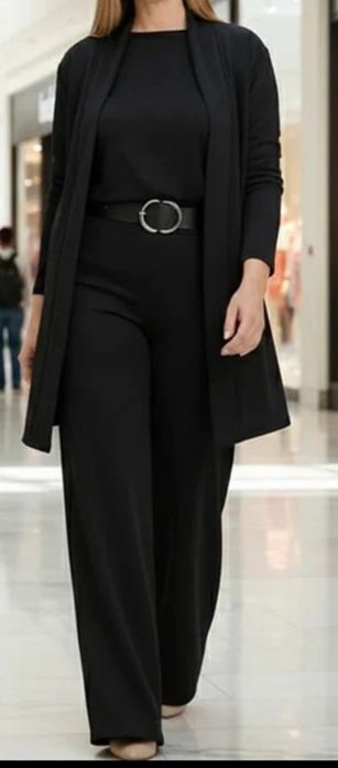 Komplet damski czarny xl-xxl