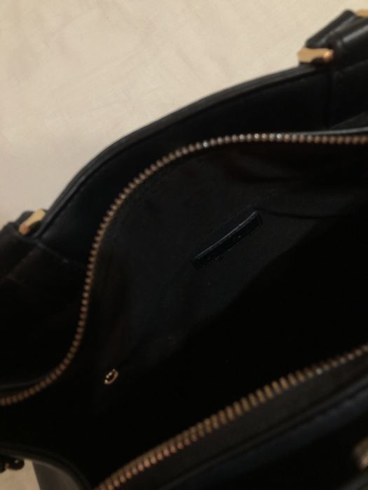 Сумка Jenny Fairy чорна шкіряна вмістка