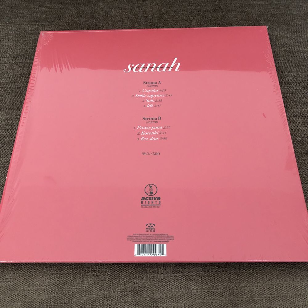 Sanah „Ja Na Imię Niewidzialna Mam” EP winyl folia