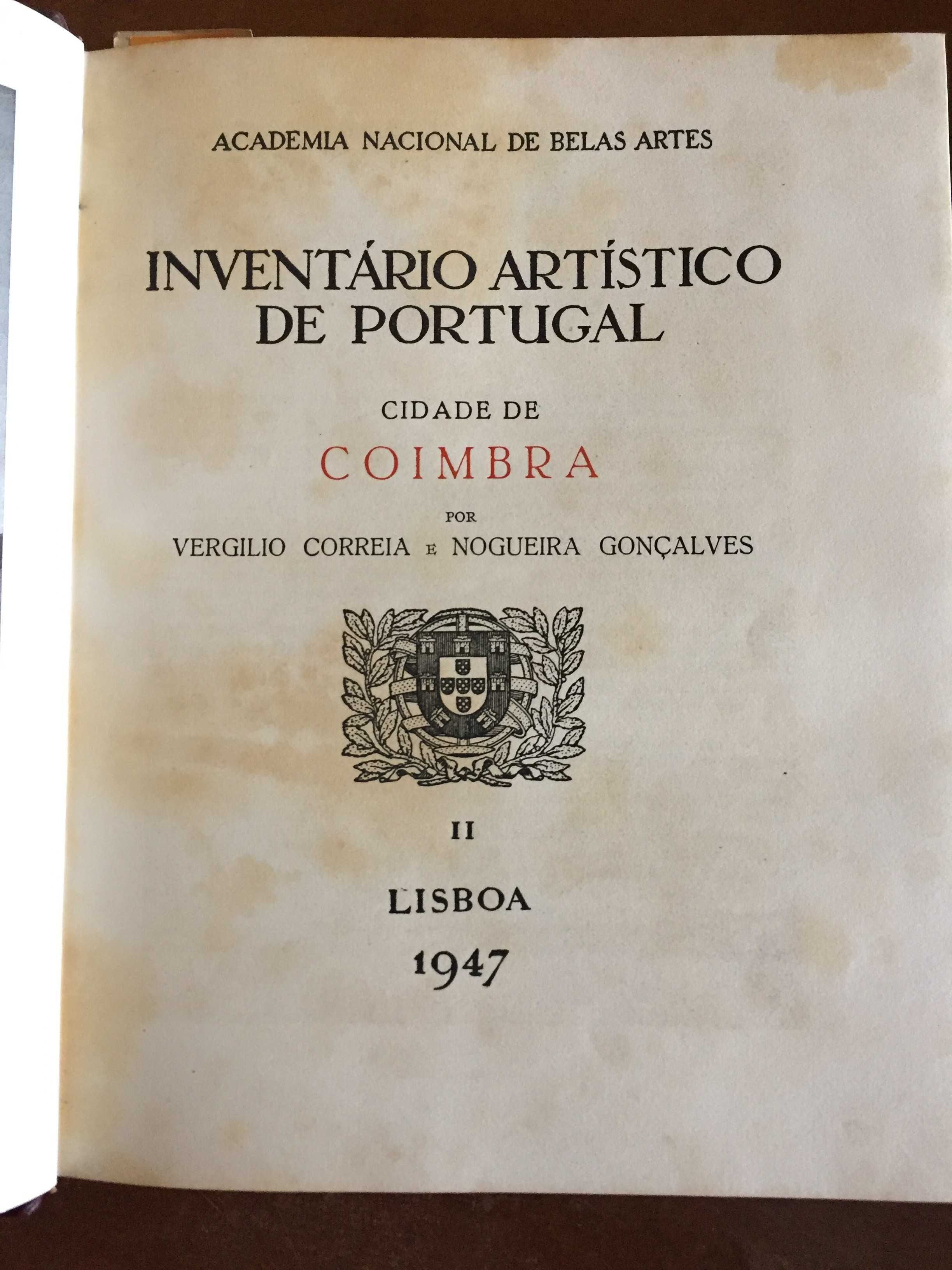 Inventário Artístico de Portugal – Cidade de Coimbra