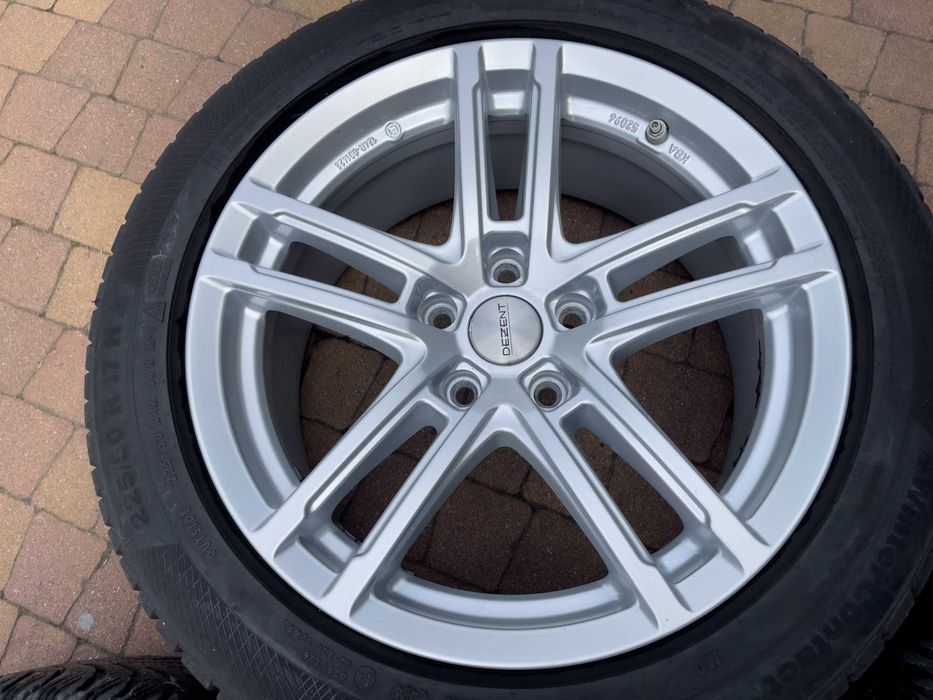 3913. Koła zimowe Audi A4 Allroad A6 C7 5x112 ET29 225/55/17 6mm