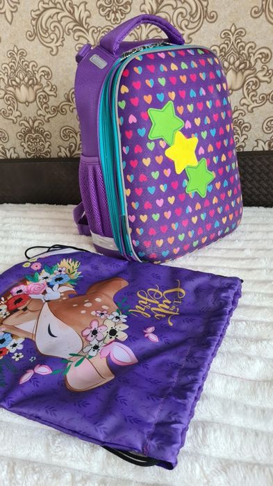 Портфель,  Шкільний рюкзак для дівчинки