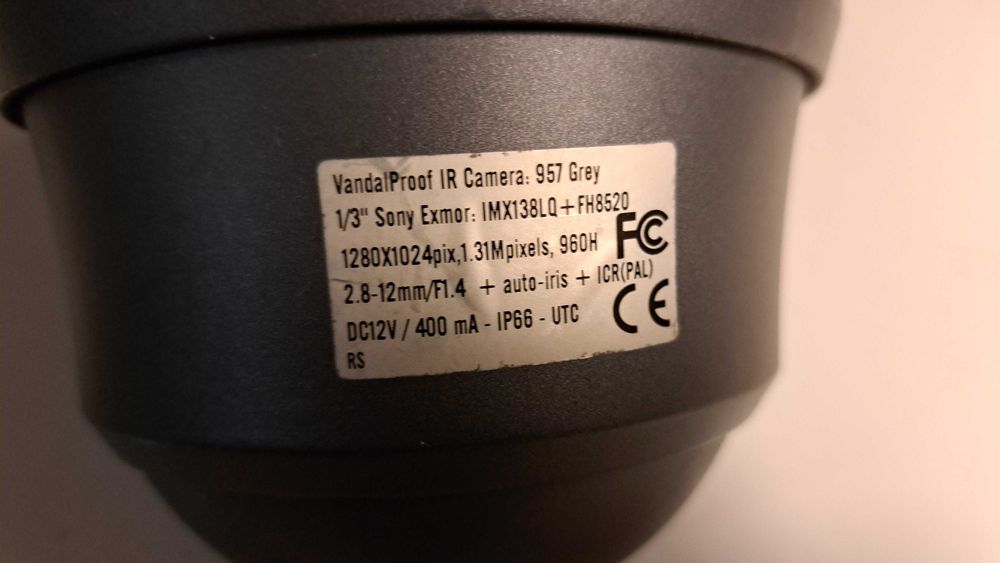 Duas Câmaras para videovigilância