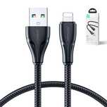Joyroom kabel USB - Lightning 2.4A Surpass Series 1,2m czarny