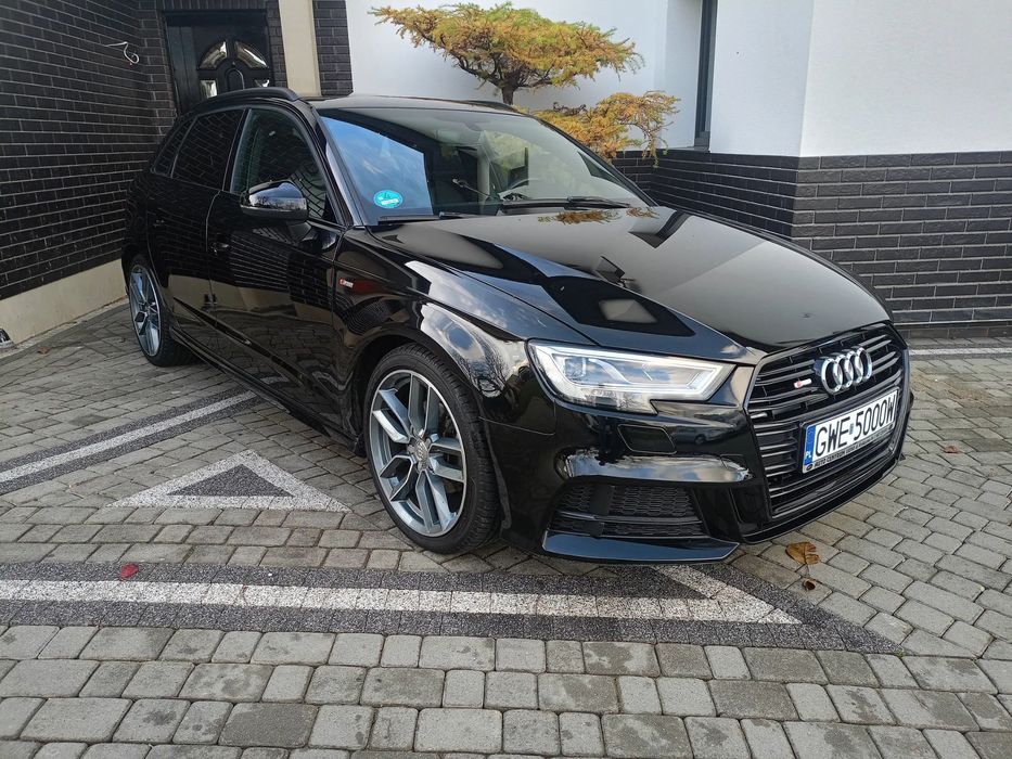 Audi A3 Sportback Stan idealny 61tys km sline bogata wersja TOOP