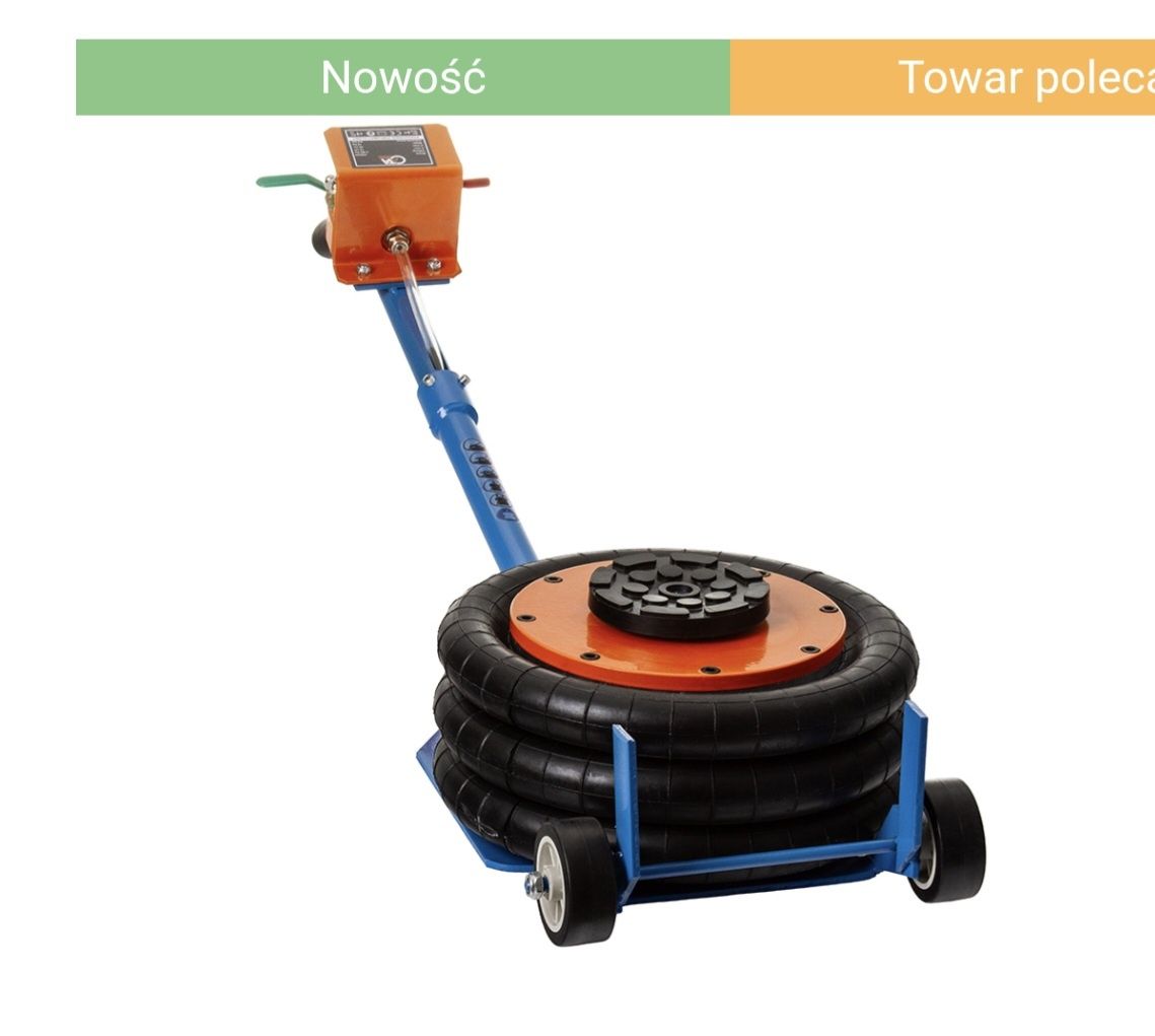 Podnośnik pneumatyczny bałwanek 3,5T