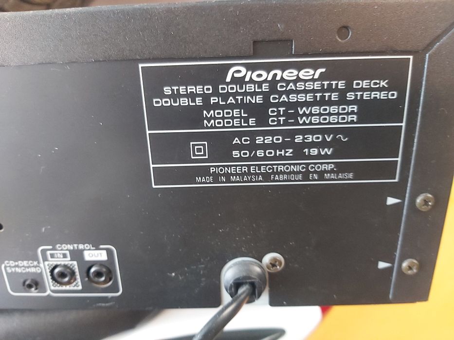 Pioneer CT W606DR double deck- magnetofon kasetowy