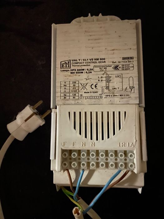 Grow Light with Ballast 600w HPS