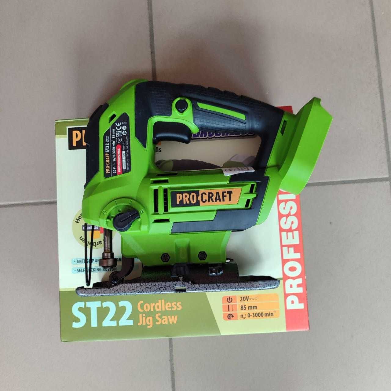 Акумуляторний лобзик Procraft ST22 (Без акб і зп)
