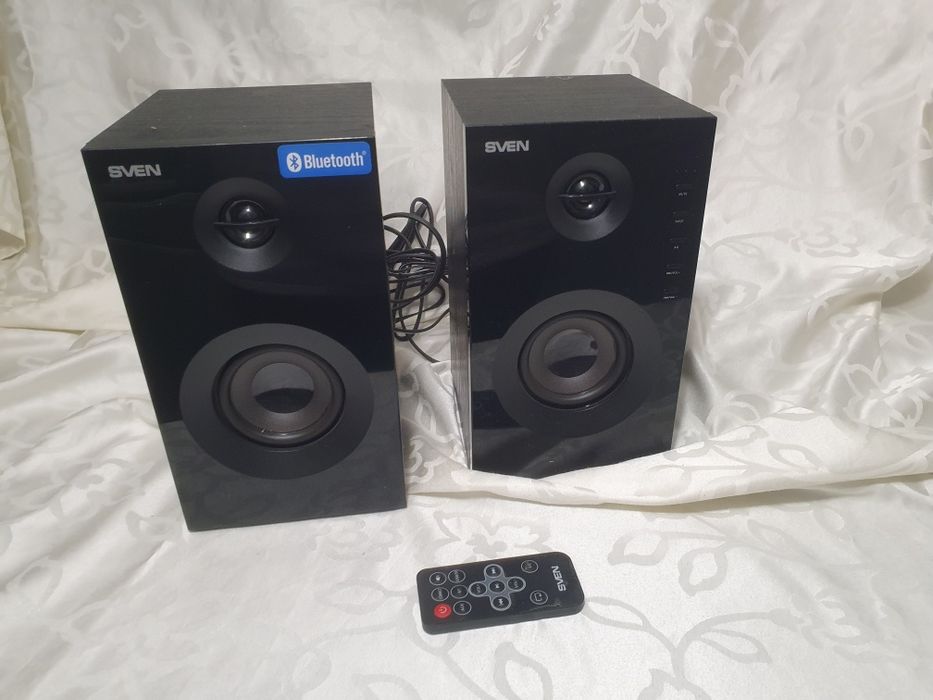 Колонки SVEN SPS-615 2.0, Bluetooth, USB/SD, идеальное состояние