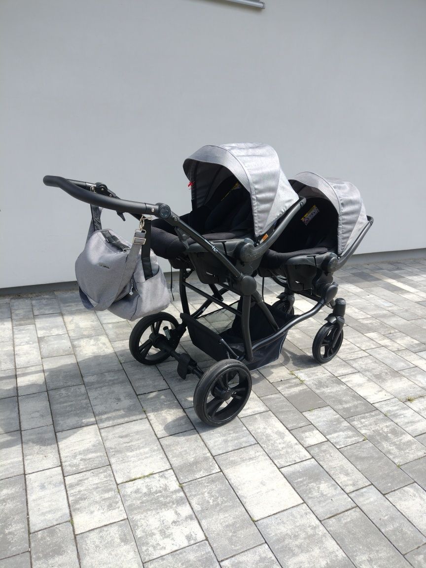 Wysyłka/odbiór wózek bliźniaczy 3w1 Bebetto 42