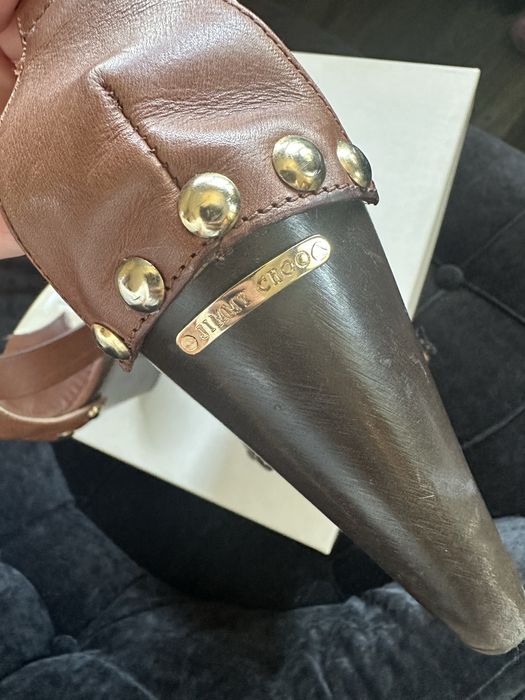 Шкіряні босоніжки Jimmy Choo оригінал