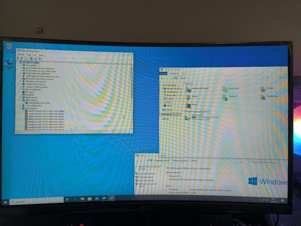 PC Gaming 3060RTX 32 RAM + Ecrã + Periféricos 3x S/Juros
