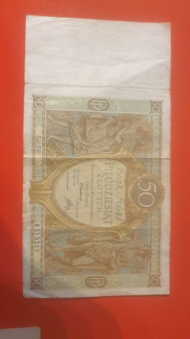 Banknot 50 zł z 1929 roku