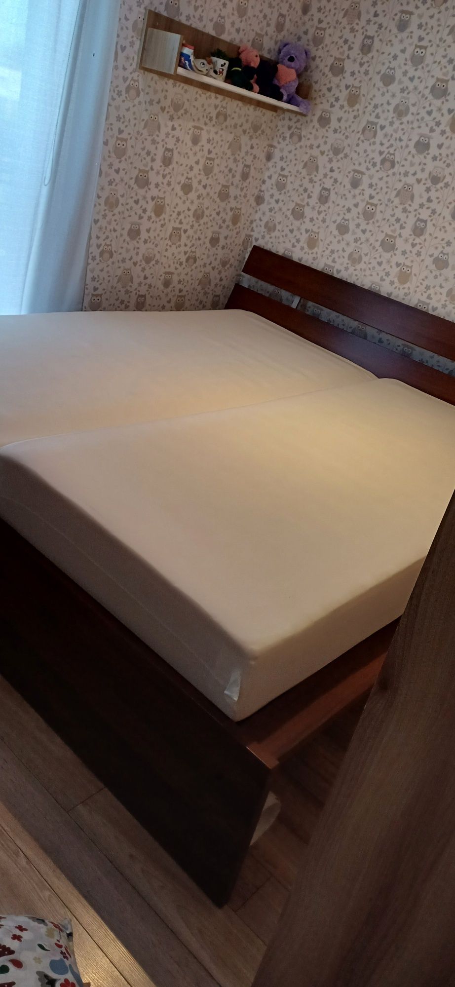 Łóżko drewniane +materac