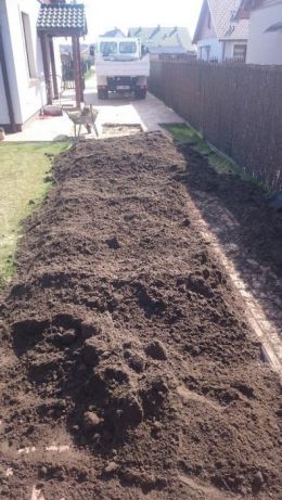 Ziemia Ogrodowa przesiewana ,Czarnoziem,TRANSPORT - 6T, 20T