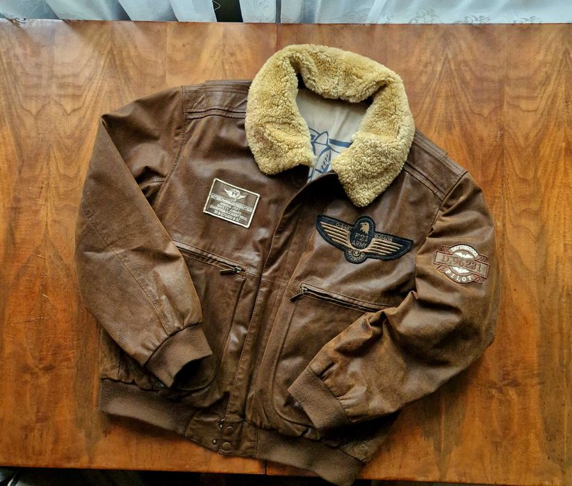 Куртка кожаная (Пилот-Авиатор) размер L