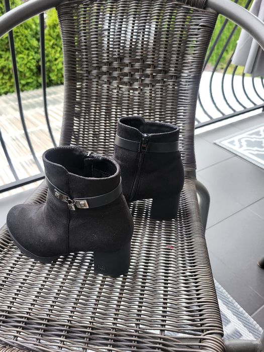 Botki stabilny obcas rozm.36