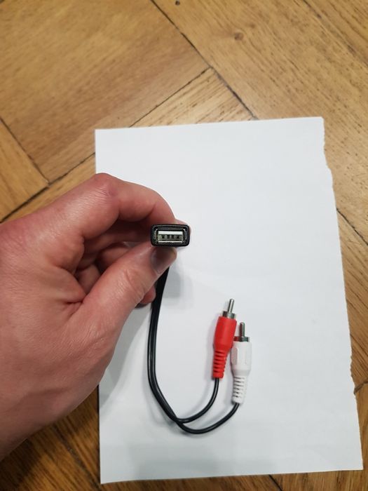 USB Тюльпан,аудіо кабель для авто акустики