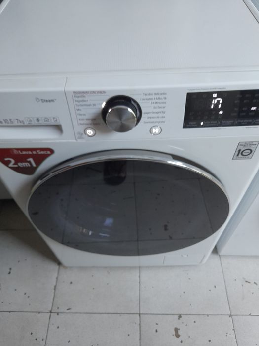 (Indisponivel) Maquina LG lavar/secar 10kg c.entrega