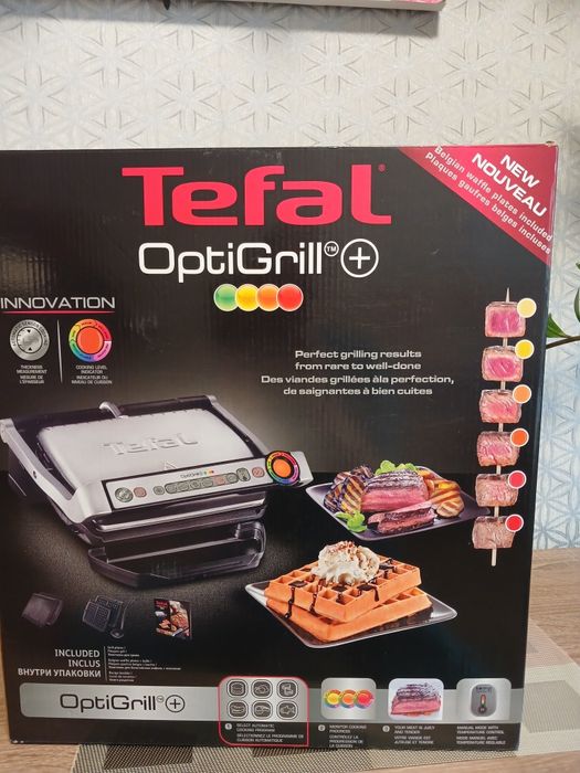 Tefal OptiGrill гриль+вафельниця