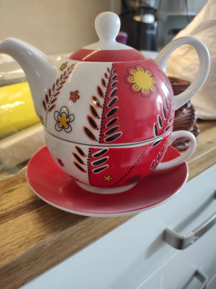 Ceramiczny komplet do herbaty