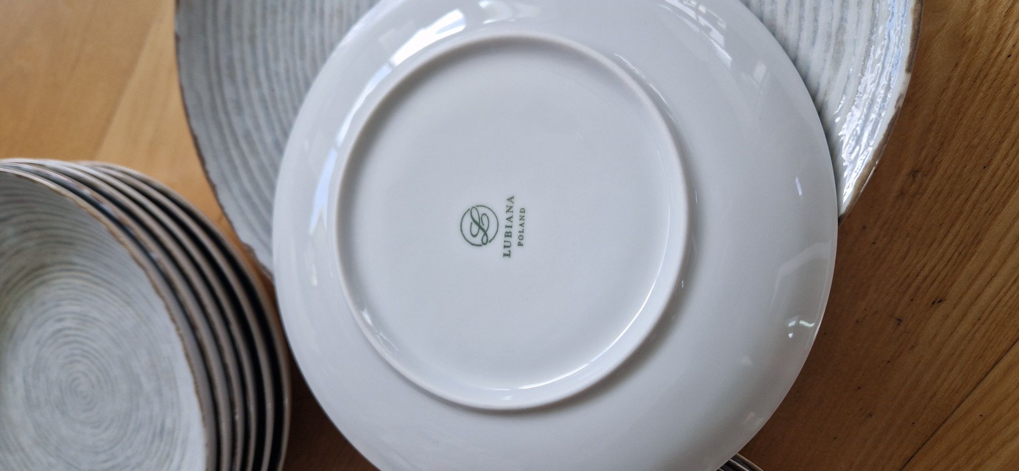 Talerze porcelana