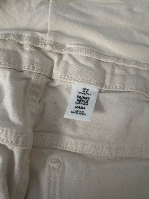 Jeansy ciążowe h&m - S (36) - zestaw 5 szt.