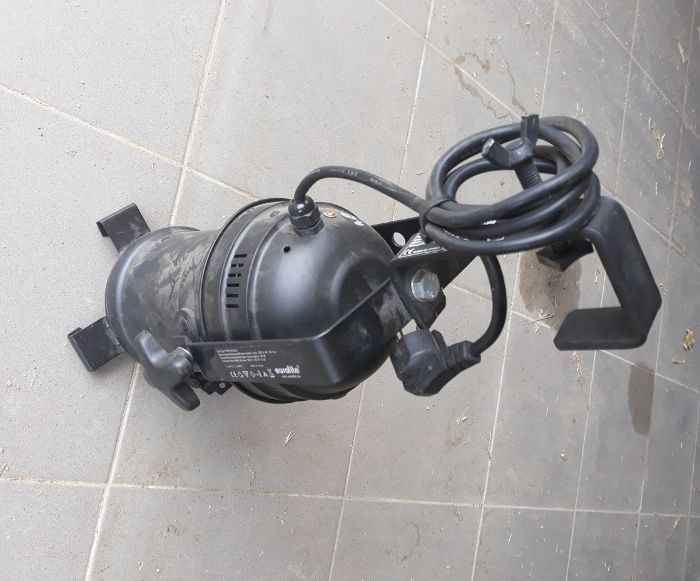 Projetor de iluminação palco Par38 E27 sem lâmpada.