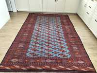 Piękny wełniany Pakistański ręcznie tkany dywan Bochara 185x287cm