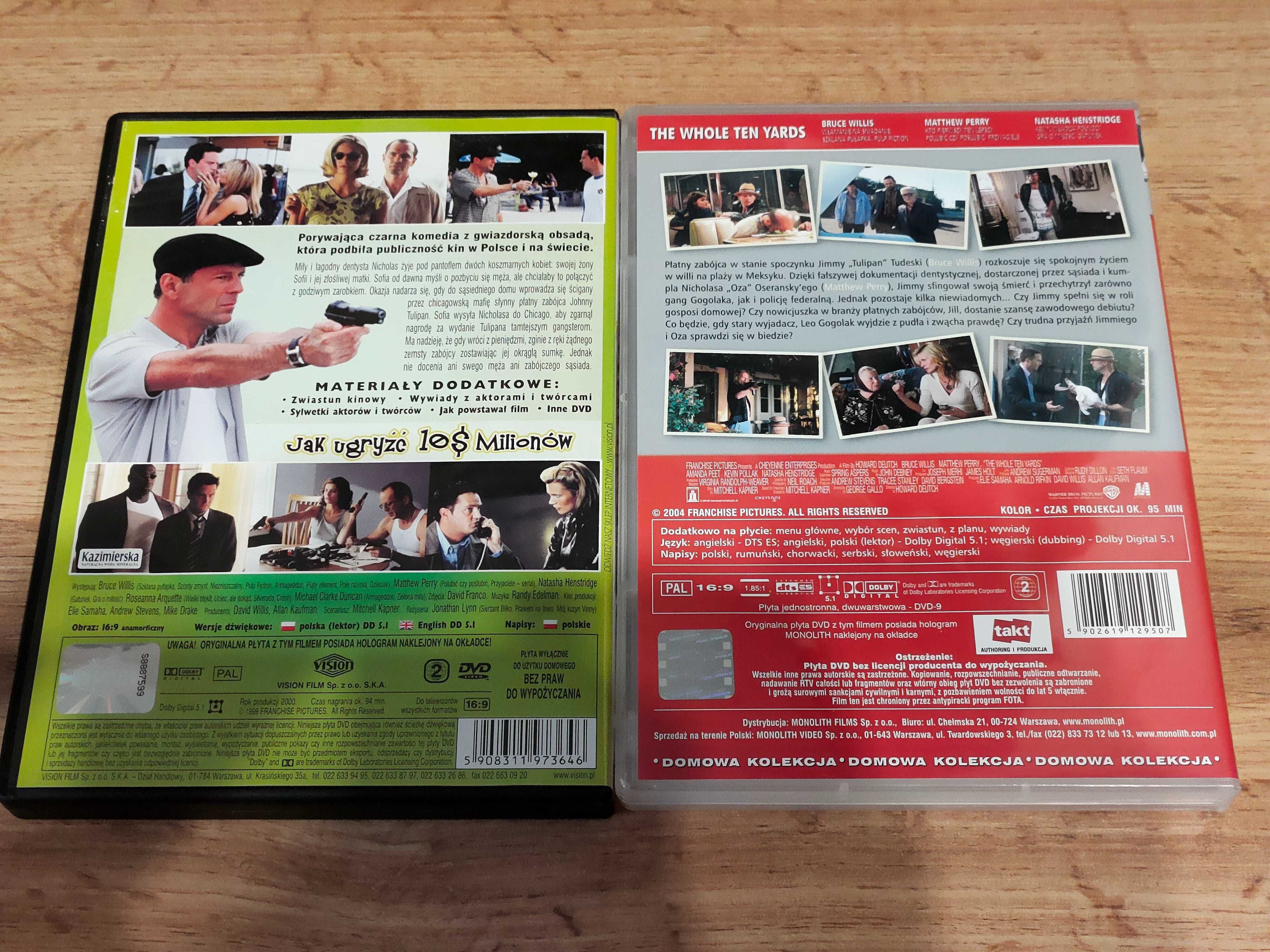 2 Filmy DVD Jak ugryźć 10 milionów 1 i 2