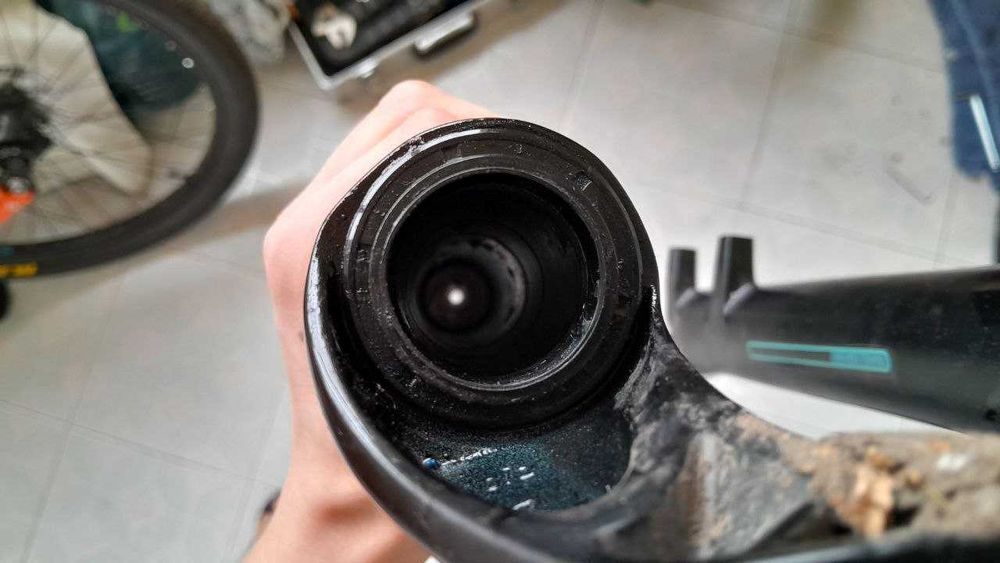 Вилка RST dirt RA 100mm