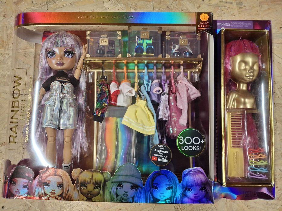 Rainbow High Studio mody Fashion Studio z lalką Avery Styles