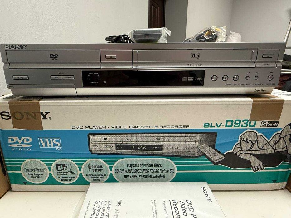 Новый Sony SLV-D930 DVD/VHS плеер – в оригинальной упаковке