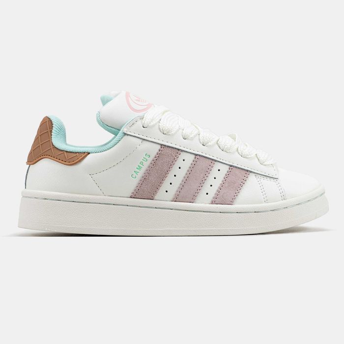 Кросівки Adidas Campus 00s White/Pink premium