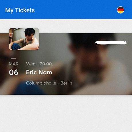Bilety Eric Nam Berlin