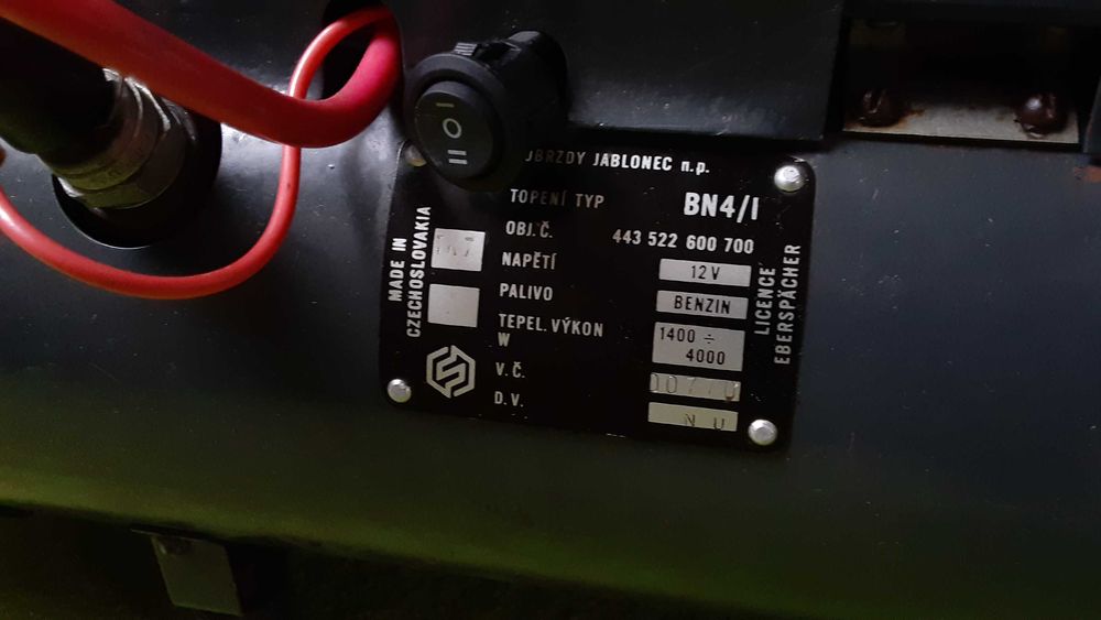 webasto 12V Jabłoniec BN 1/4 na benzynę